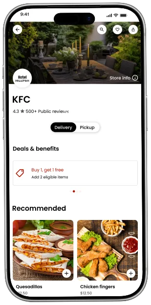 Instacart clone app screen 1