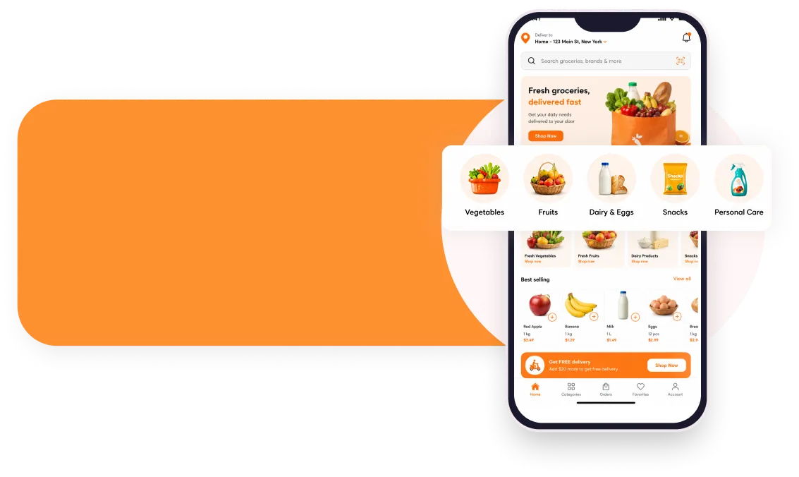 Customer App screenshot