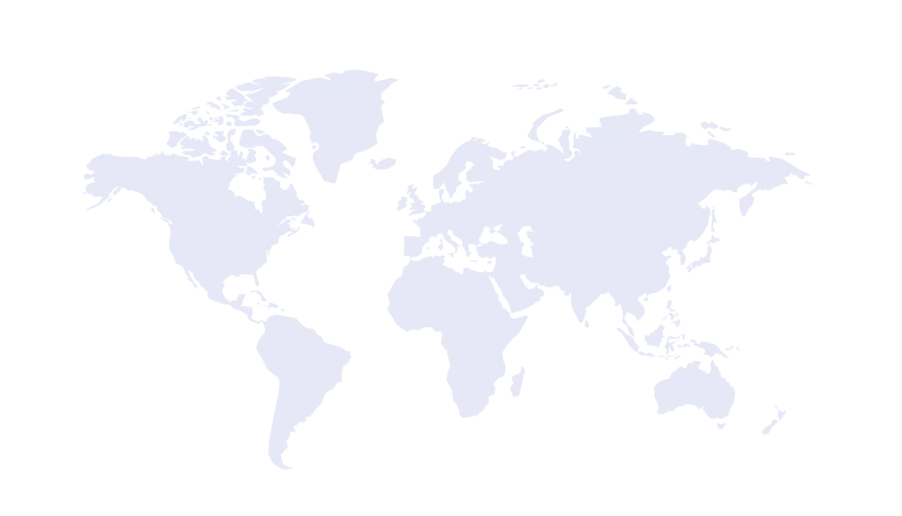 World map showing our global client locations